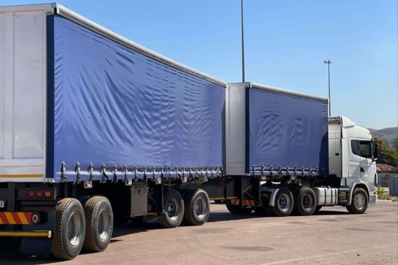 White Cargo Truck